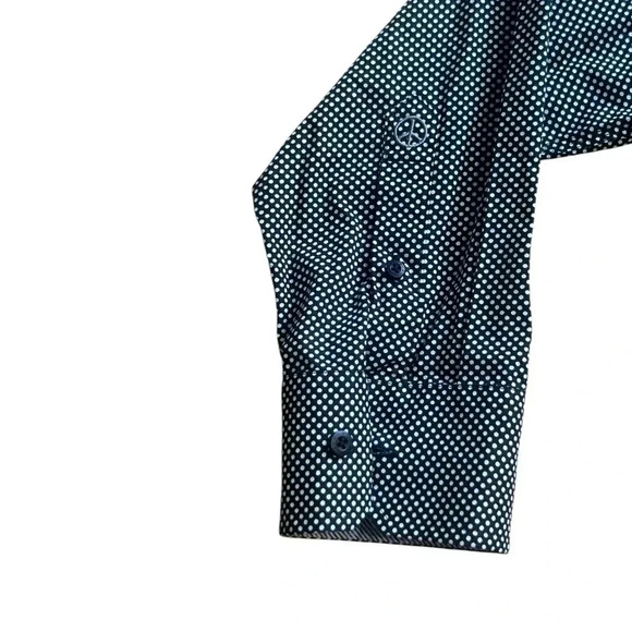 English Laundry John Lennon Long Sleeved Dress  Shirt Polk-Dot XL LIKE NEW - Picture 7 of 13